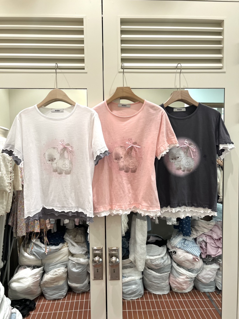 BE&amp;BE韓國直郵實拍女裝新品職業時尚人氣熱賣26夏季T恤BE&beT恤