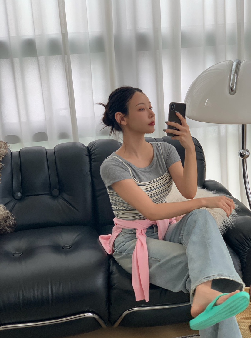 REVE CITE-L韓國直郵女士新品人氣熱賣時尚推薦T恤多層REVE CITE-LT恤