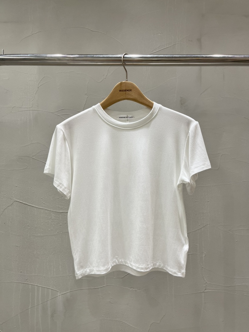 INSSENSE-A韓國直郵女士新品人氣熱賣休閑時尚26春夏T恤天絲INSSENSE-AT恤圖色1