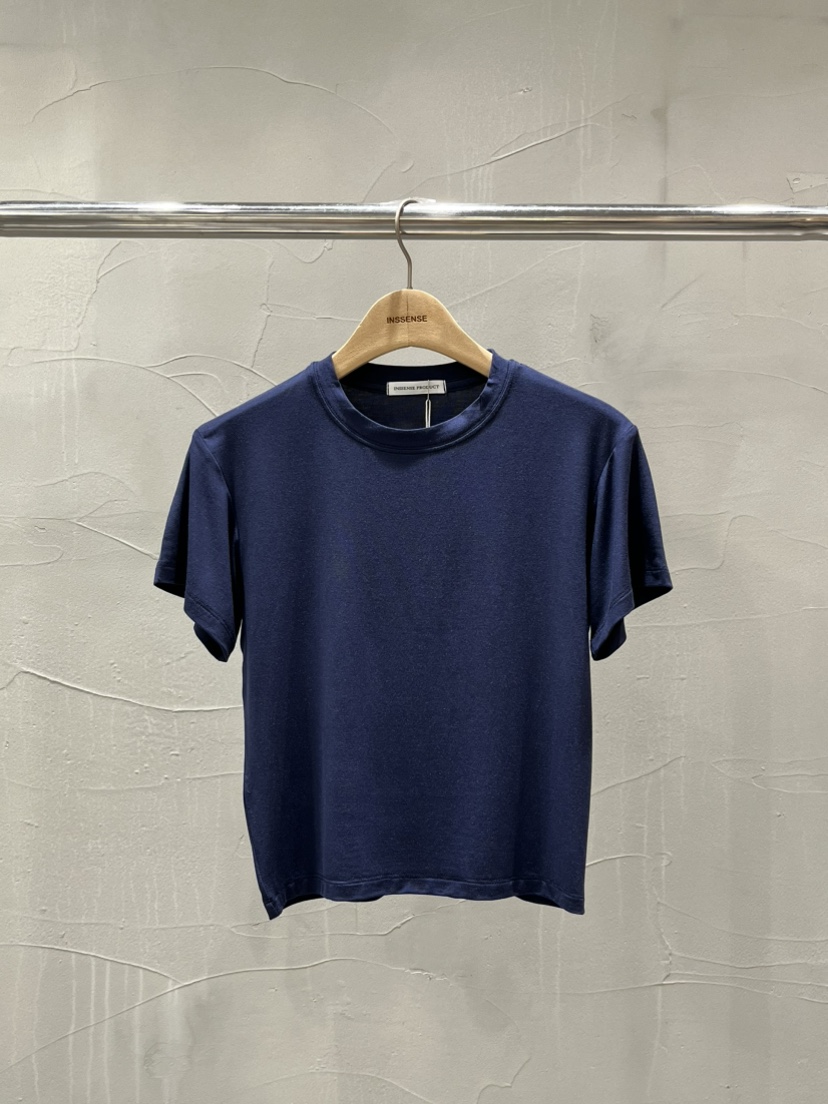 INSSENSE-A韓國直郵女士新品人氣熱賣休閑時尚26春夏T恤天絲INSSENSE-AT恤圖色3