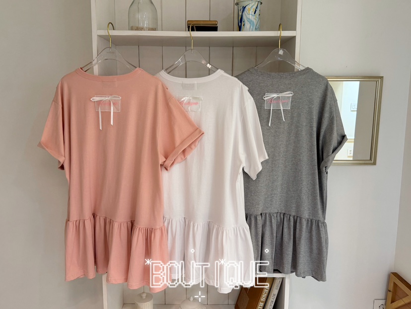 BOUTIQUE-L韓國代購女士新款休閑熱賣人氣推薦26春夏T恤BOUTIQUE-LT恤
