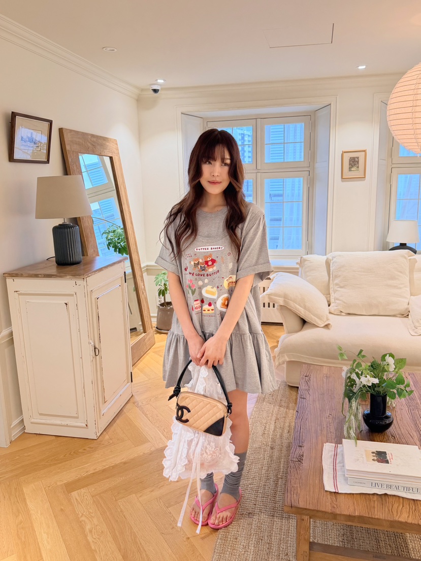 BOUTIQUE-L韓國代購女士新款休閑熱賣人氣推薦26春夏T恤BOUTIQUE-LT恤
