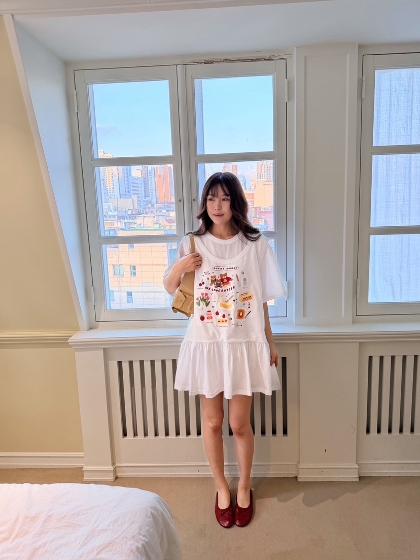 BOUTIQUE-L韓國代購女士新款休閑熱賣人氣推薦26春夏T恤BOUTIQUE-LT恤