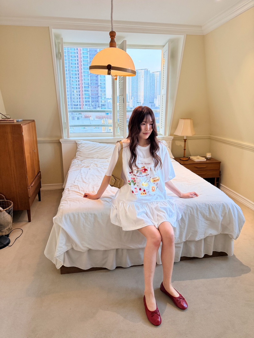 BOUTIQUE-L韓國代購女士新款休閑熱賣人氣推薦26春夏T恤BOUTIQUE-LT恤