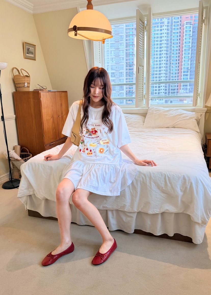 BOUTIQUE-L韓國代購女士新款休閑熱賣人氣推薦26春夏T恤BOUTIQUE-LT恤
