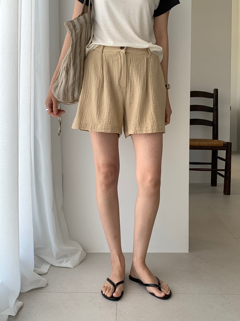 BLEECKER韓國直郵實拍女士新款26春夏休閑推薦熱賣人氣短褲BLEECKER短褲