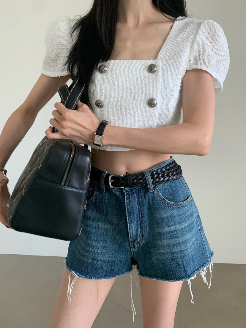 VERANDA韓國直郵女士新品熱賣26夏季休閑職業推薦夾克亞麻VERANDA夾克