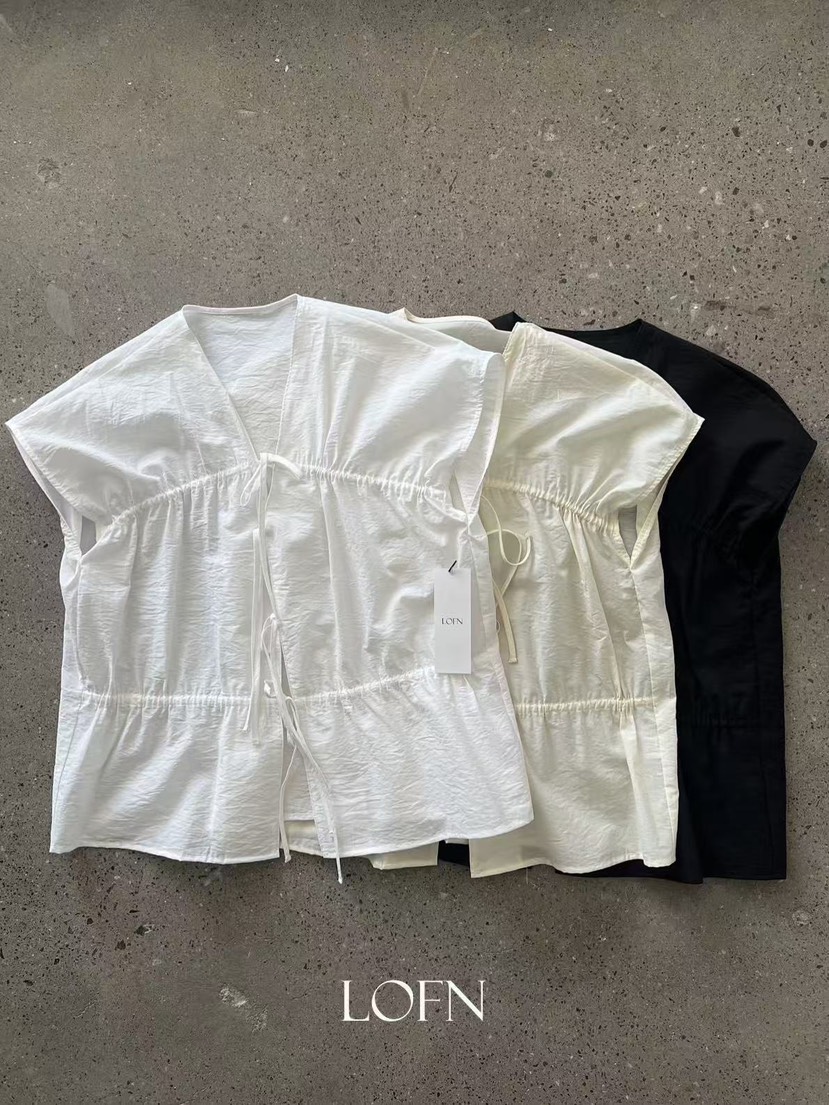 LOFN韓國東大門直郵女士新品人氣熱賣26夏季職業襯衫蕾絲衫LLOFN襯衫/蕾絲衫