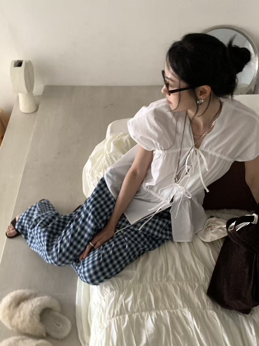 LOFN韓國東大門直郵女士新品人氣熱賣26夏季職業襯衫蕾絲衫LLOFN襯衫/蕾絲衫