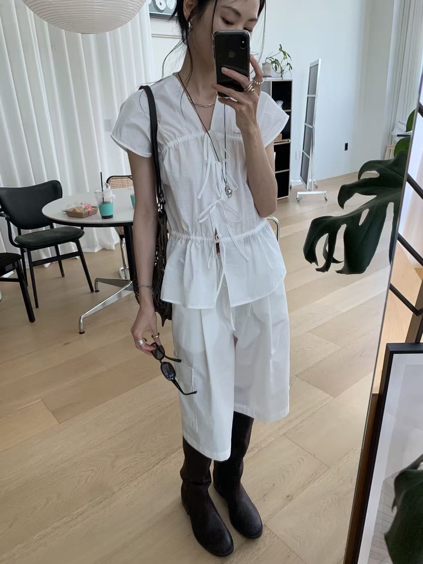 LOFN韓國東大門直郵女士新品人氣熱賣26夏季職業襯衫蕾絲衫LLOFN襯衫/蕾絲衫