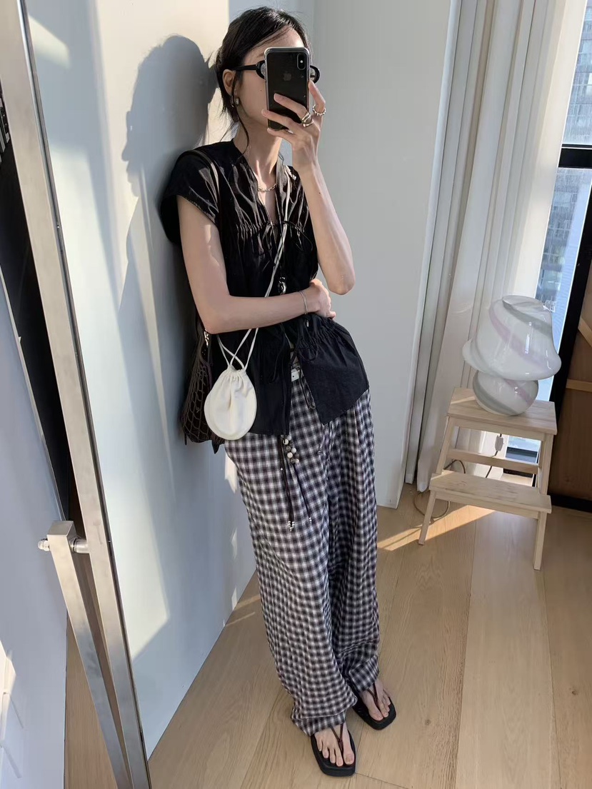 LOFN韓國東大門直郵女士新品人氣熱賣26夏季職業襯衫蕾絲衫LLOFN襯衫/蕾絲衫