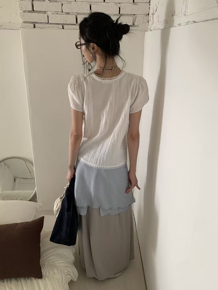 LOFN韓國東大門直郵女裝新品26春夏職業時尚休閑襯衫蕾絲衫LLOFN襯衫/蕾絲衫