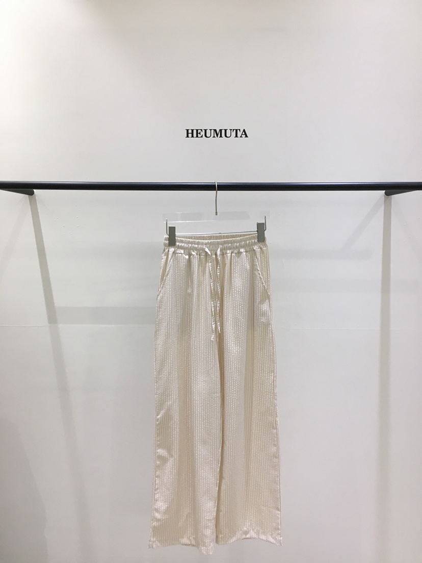 HEUMUTA韓國代購女士新款26夏季人氣26春夏熱賣休閑褲條紋HEUMUTA休閑褲圖色1