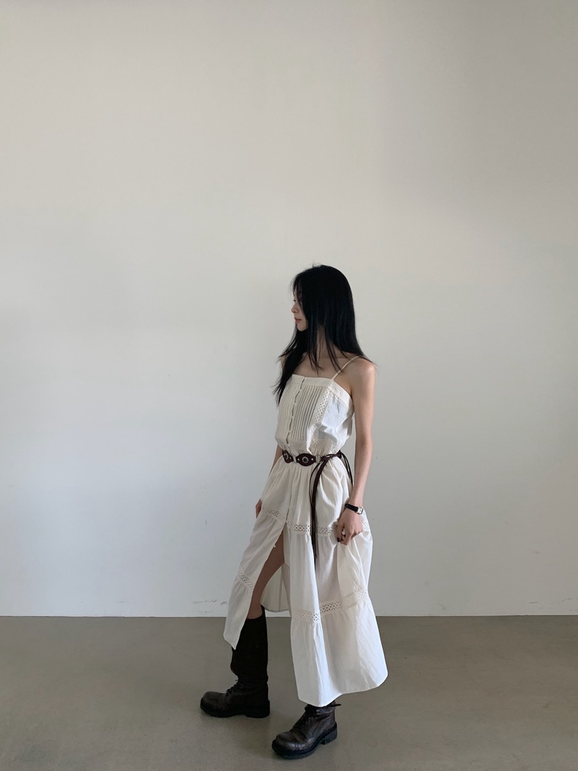 VERANDA韓國東大門直郵女士新款時尚職業推薦連衣裙褶裥SVERANDA連衣裙