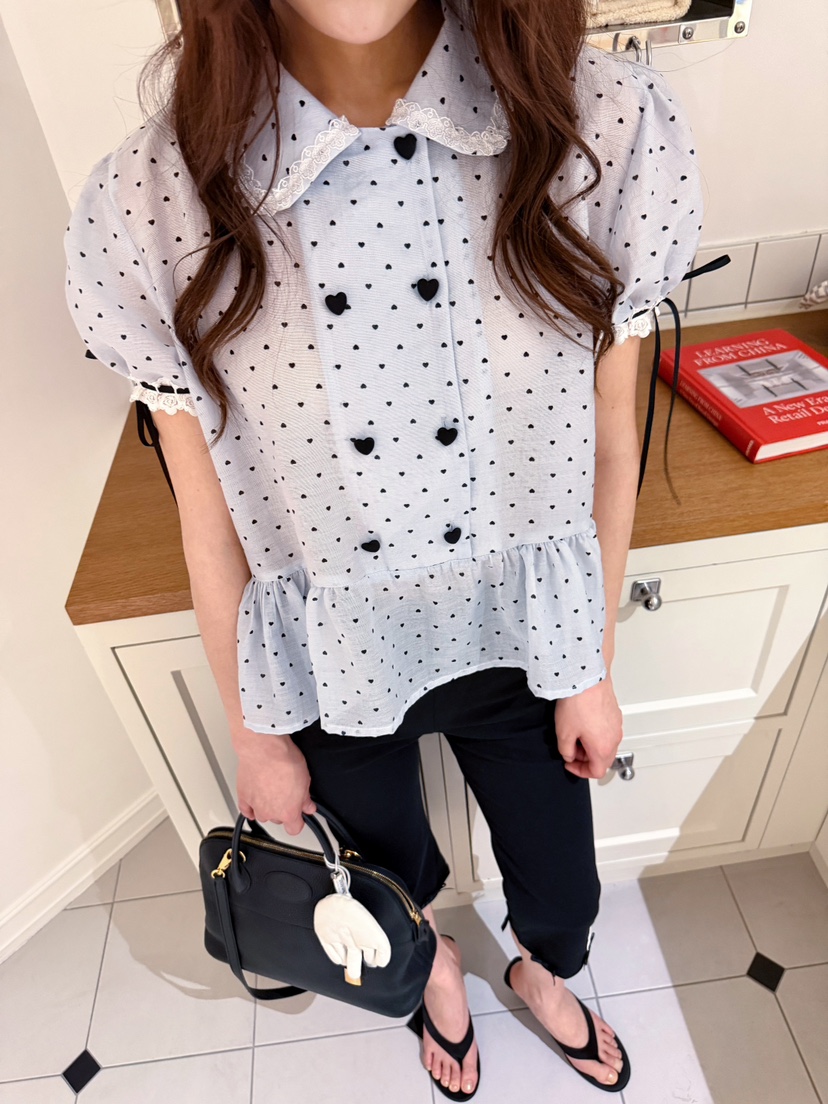 BOUTIQUE-L韓國直郵女裝新品人氣熱賣時尚推薦襯衫蕾絲衫BOUTIQUE-L襯衫/蕾絲衫