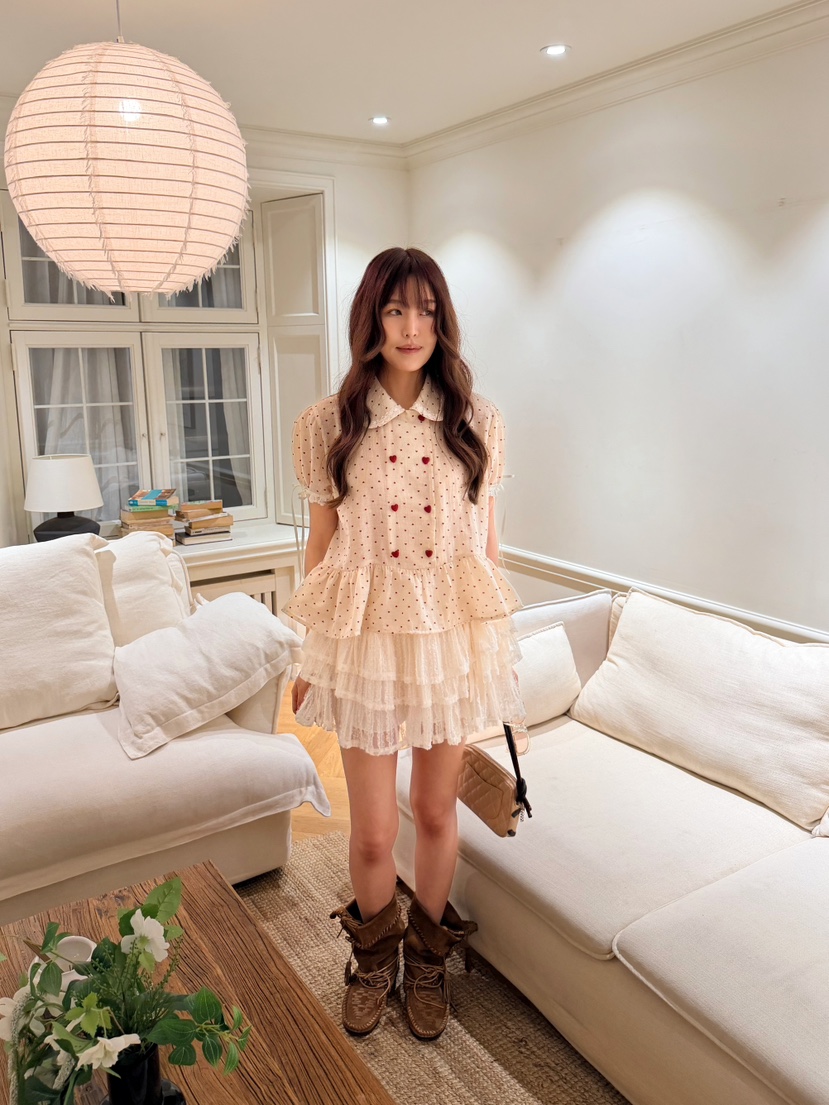 BOUTIQUE-L韓國直郵女裝新品人氣熱賣時尚推薦襯衫蕾絲衫BOUTIQUE-L襯衫/蕾絲衫