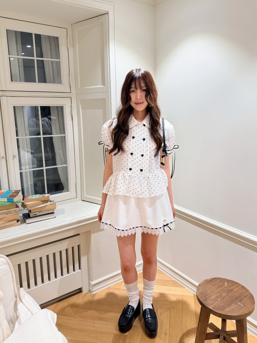 BOUTIQUE-L韓國直郵女裝新品人氣熱賣時尚推薦襯衫蕾絲衫BOUTIQUE-L襯衫/蕾絲衫