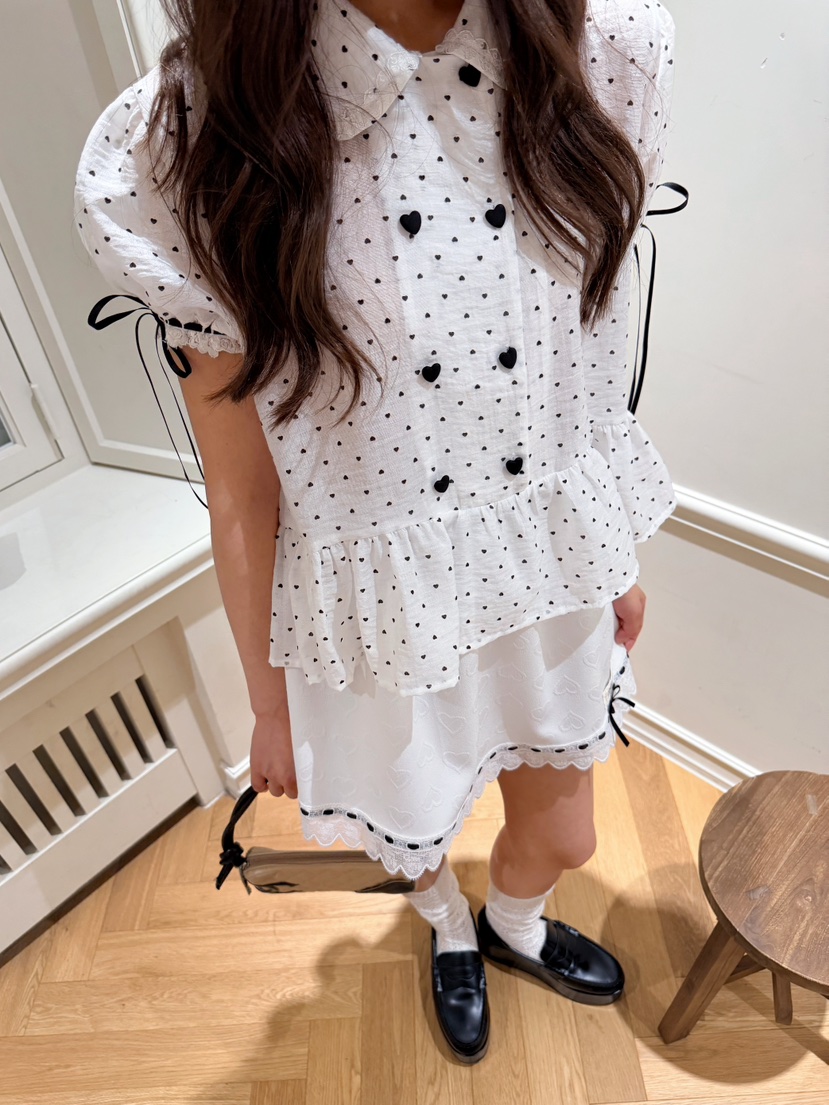 BOUTIQUE-L韓國直郵女裝新品人氣熱賣時尚推薦襯衫蕾絲衫BOUTIQUE-L襯衫/蕾絲衫