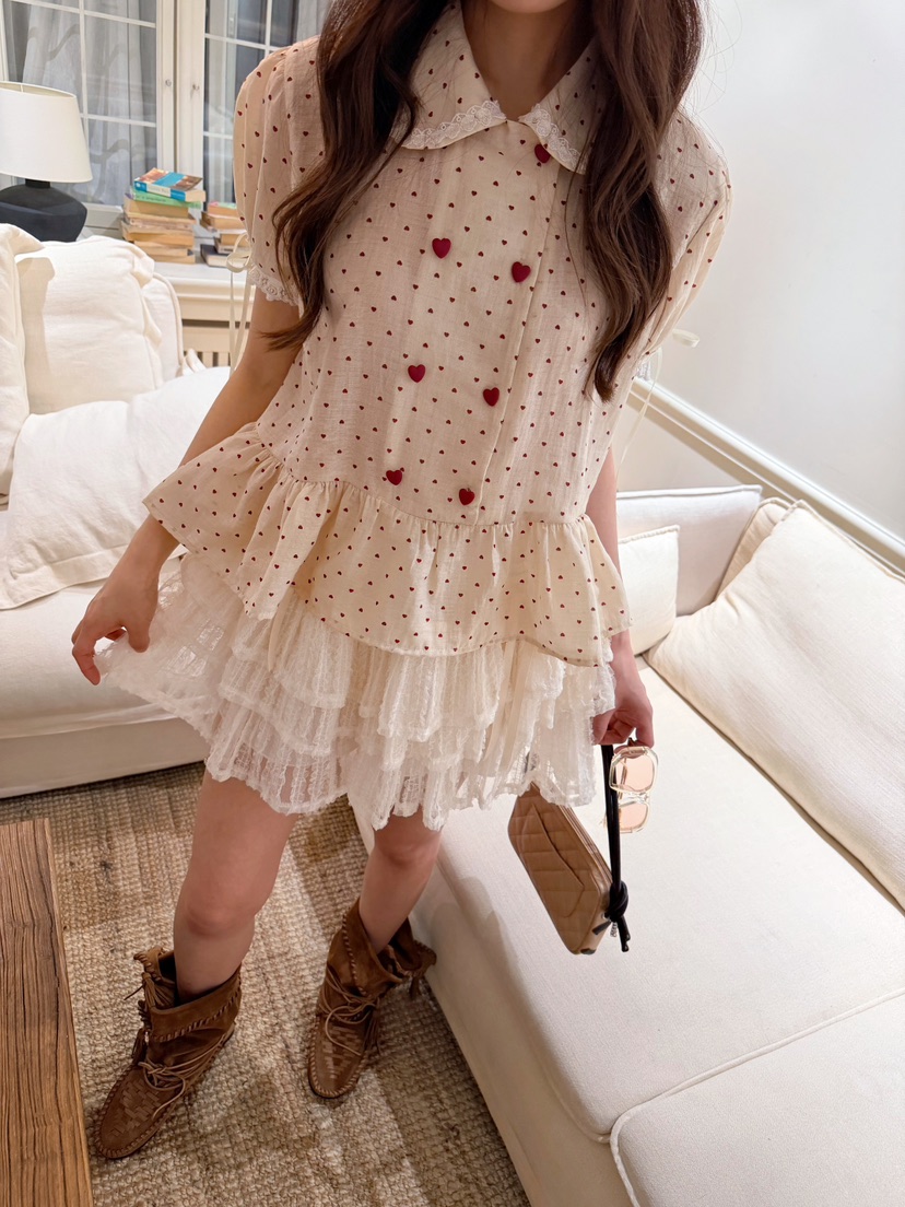 BOUTIQUE-L韓國直郵女裝新品人氣熱賣時尚推薦襯衫蕾絲衫BOUTIQUE-L襯衫/蕾絲衫圖色2