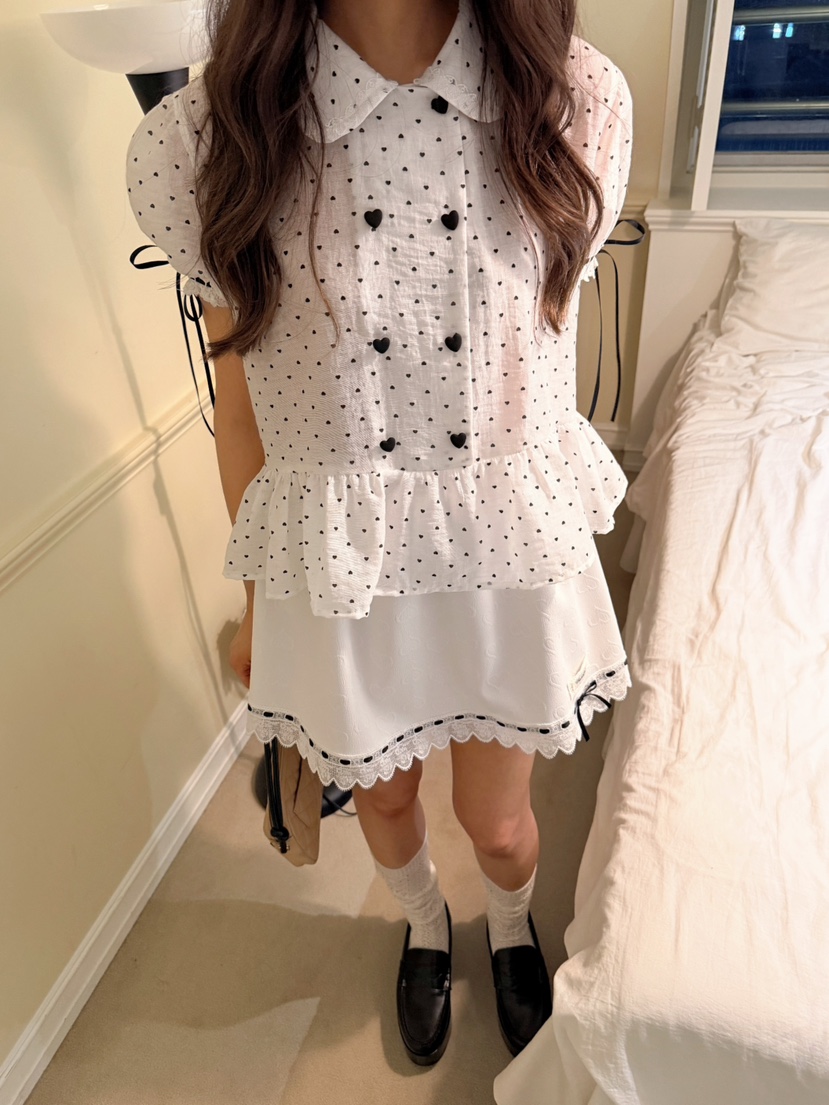 BOUTIQUE-L韓國直郵女裝新品人氣熱賣時尚推薦襯衫蕾絲衫BOUTIQUE-L襯衫/蕾絲衫圖色3