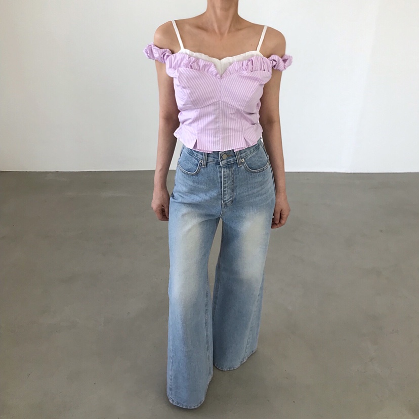 2TWO MOON韓國直郵女士新品職業26夏季26春夏吊帶背心LM2TWO MOON吊帶/背心
