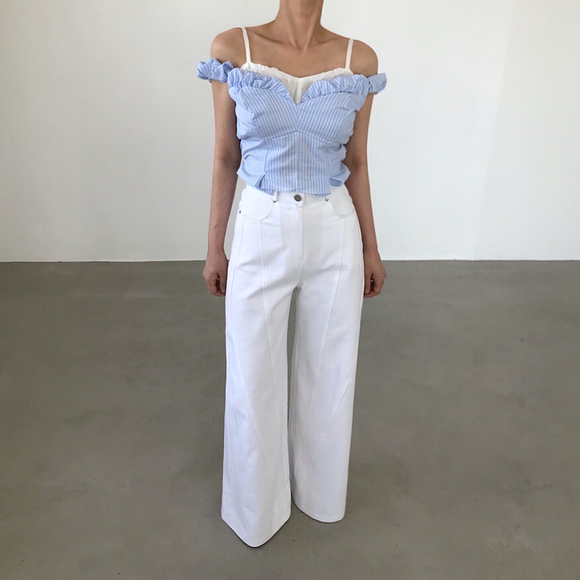 2TWO MOON韓國直郵女士新品職業26夏季26春夏吊帶背心LM2TWO MOON吊帶/背心