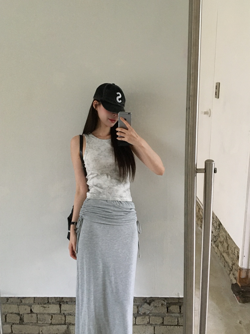 LEGACY韓國直郵女士新品人氣推薦26春夏吊帶背心水洗無袖LEGACY吊帶/背心