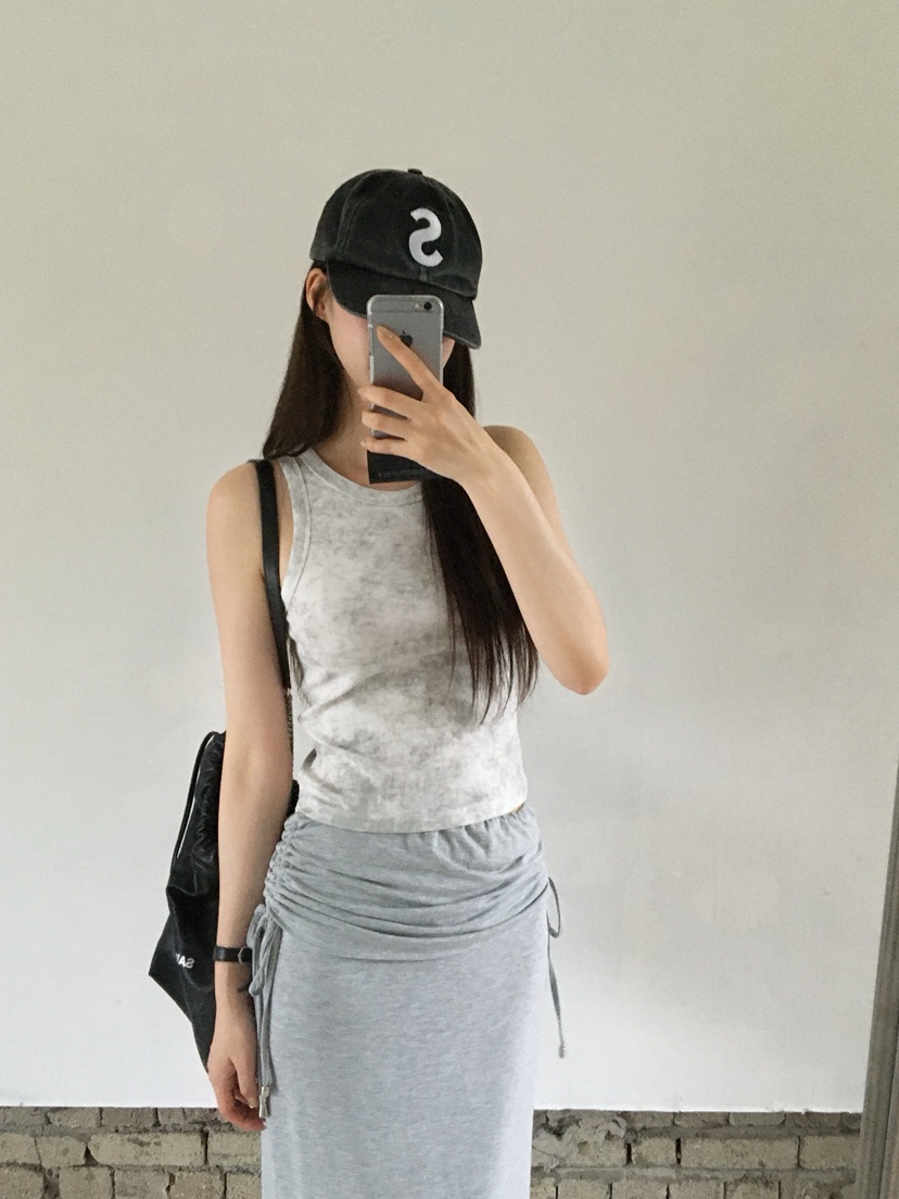 LEGACY韓國直郵女士新品人氣推薦26春夏吊帶背心水洗無袖LEGACY吊帶/背心