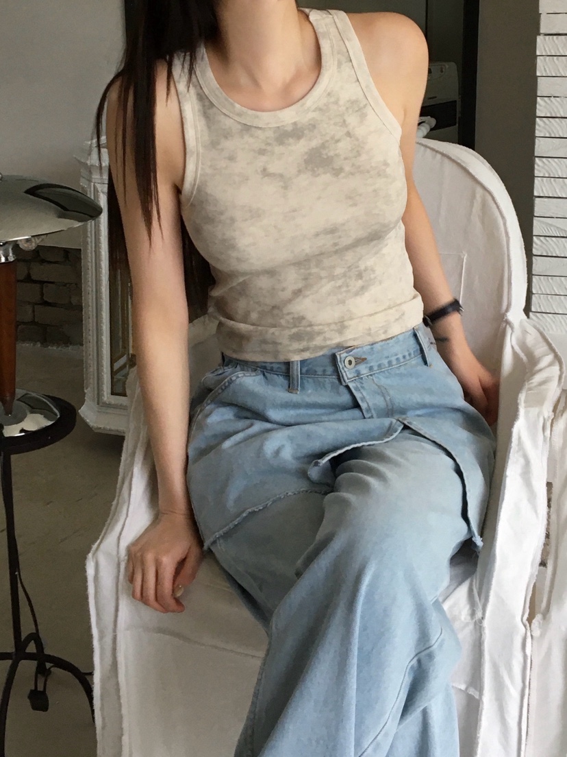 LEGACY韓國直郵女士新品人氣推薦26春夏吊帶背心水洗無袖LEGACY吊帶/背心
