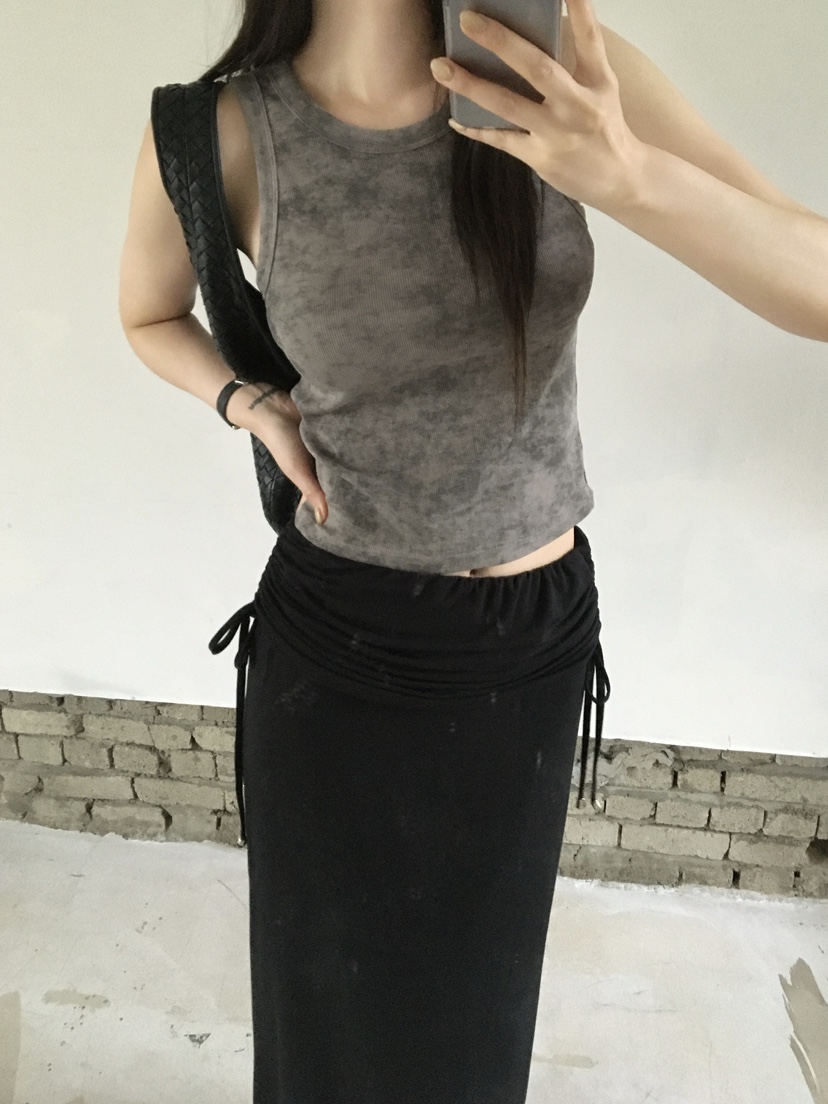 LEGACY韓國直郵女士新品人氣推薦26春夏吊帶背心水洗無袖LEGACY吊帶/背心