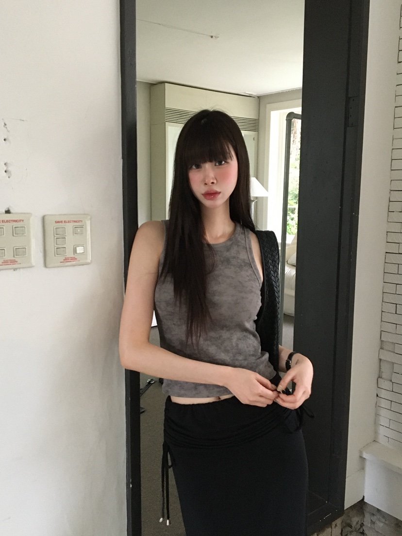 LEGACY韓國直郵女士新品人氣推薦26春夏吊帶背心水洗無袖LEGACY吊帶/背心