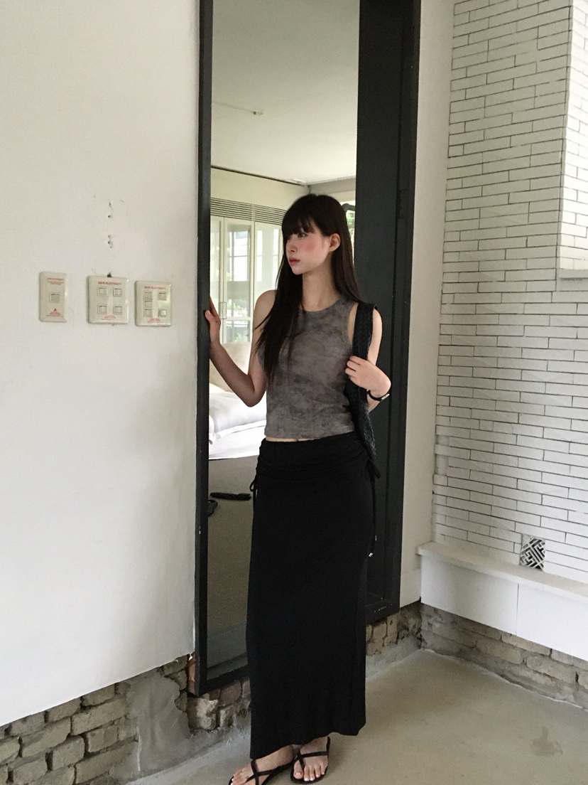 LEGACY韓國直郵女士新品人氣推薦26春夏吊帶背心水洗無袖LEGACY吊帶/背心