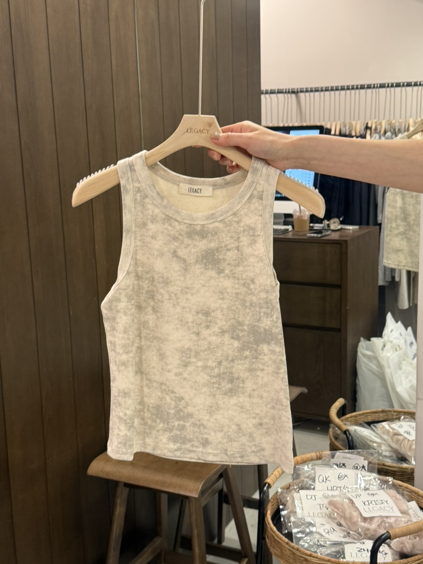 LEGACY韓國直郵女士新品人氣推薦26春夏吊帶背心水洗無袖LEGACY吊帶/背心圖色2