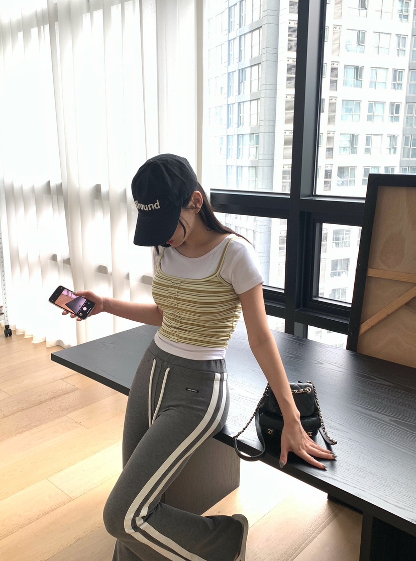 REVE CITE-L韓國直郵女士新品26春夏推薦時尚熱賣休閑褲REVE CITE-L休閑褲