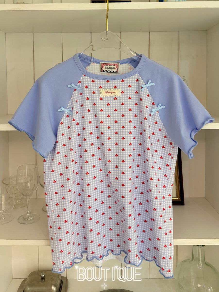 BOUTIQUE-L韓國直郵實拍女裝新品時尚推薦人氣26夏季T恤BOUTIQUE-LT恤圖色1