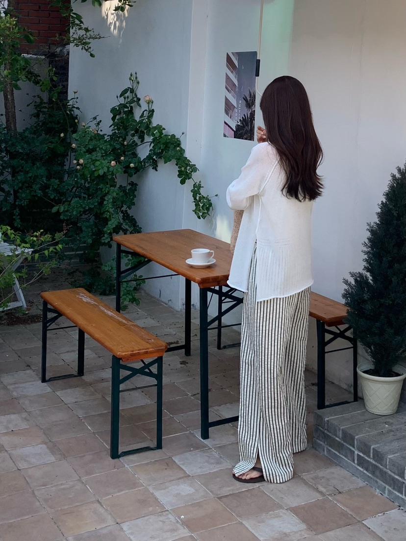 BLEECKER韓國代購女裝新款職業時尚熱賣26夏季休閑休閑褲BLEECKER休閑褲