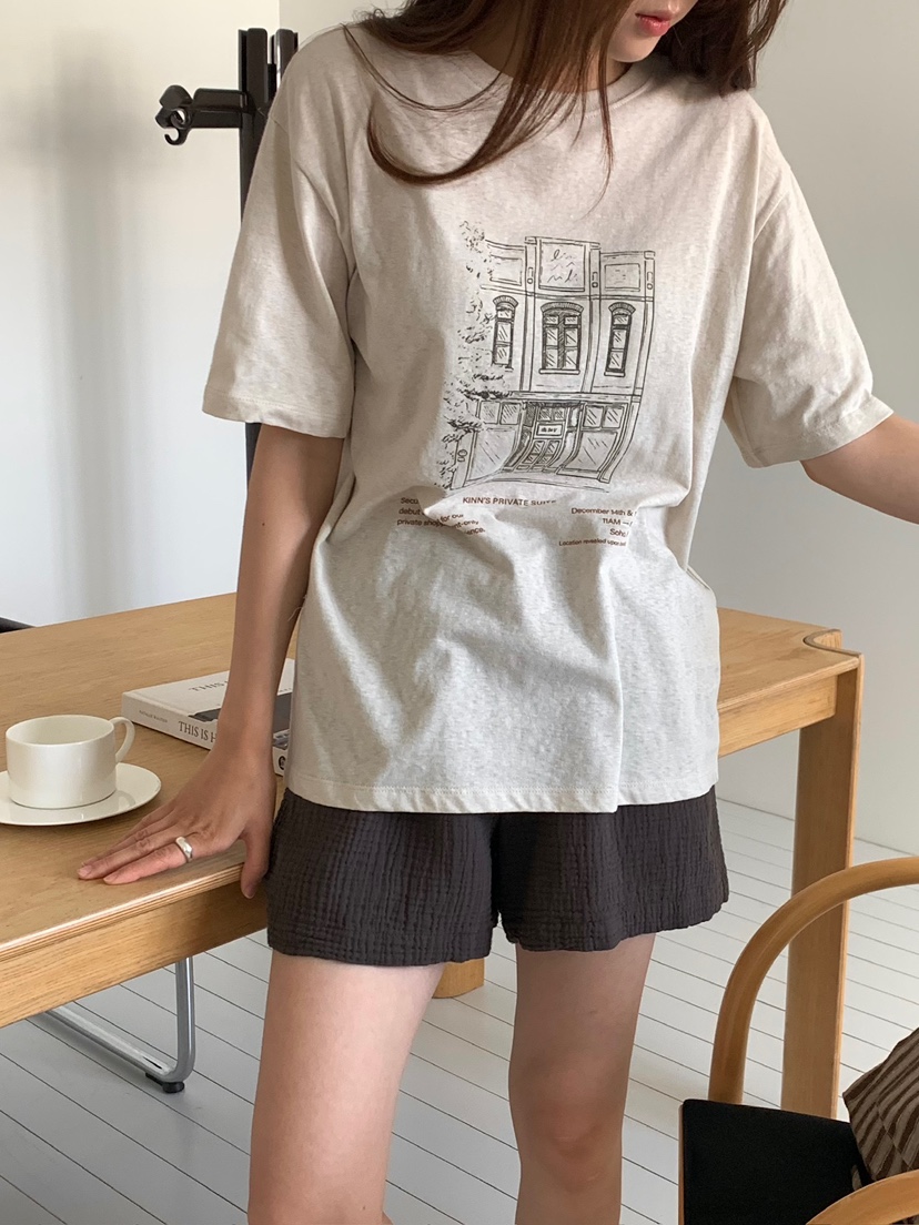 BLEECKER韓國直郵女士新品推薦26夏季時尚人氣職業熱賣T恤BLEECKERT恤