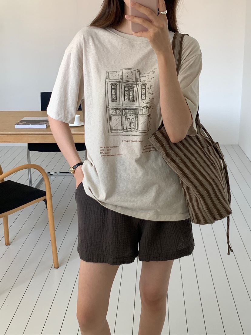BLEECKER韓國直郵女士新品推薦26夏季時尚人氣職業熱賣T恤BLEECKERT恤