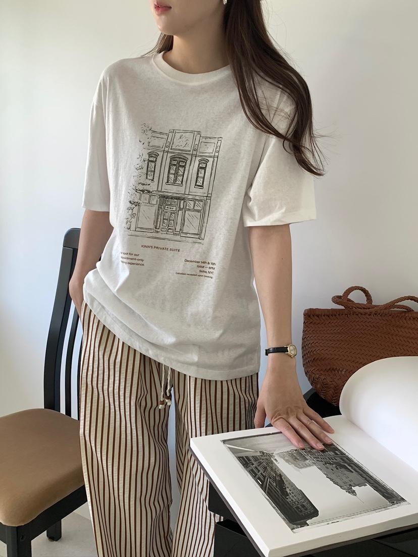 BLEECKER韓國直郵女士新品推薦26夏季時尚人氣職業熱賣T恤BLEECKERT恤