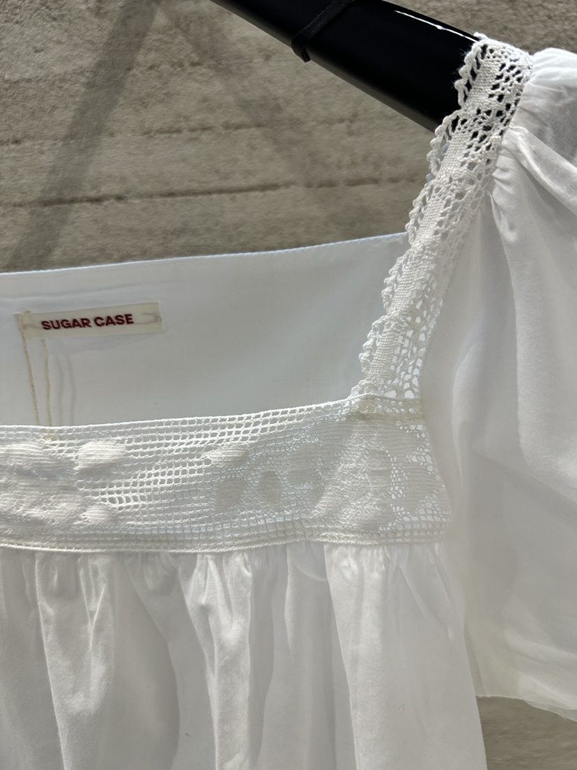 SUGAR CASE東大門實拍韓國女裝新品休閑襯衫蕾絲衫蕾絲LSUGAR CASE襯衫/蕾絲衫