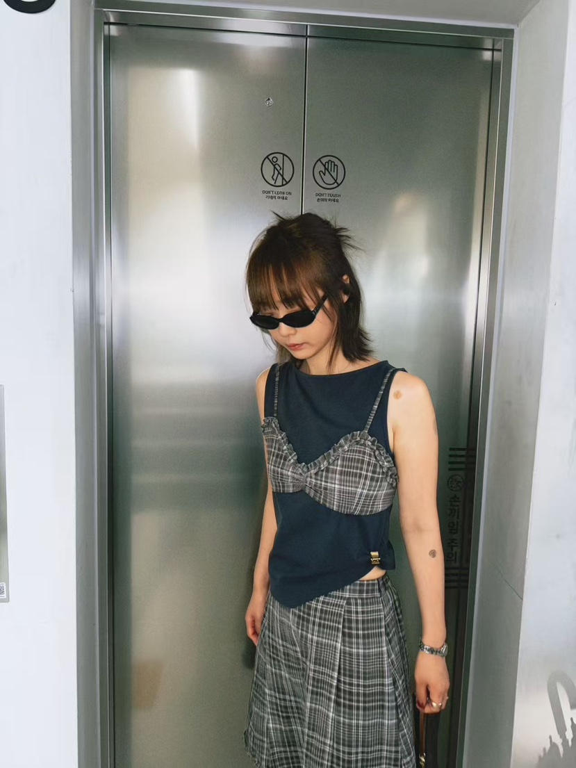 OLI SEOUL韓國直郵實拍女士新款時尚職業26夏季半身裙中短裙OLI SEOUL半身裙/中短裙