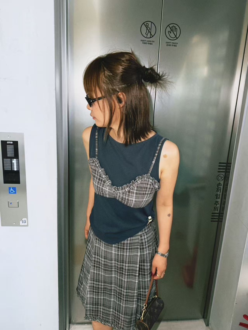 OLI SEOUL韓國直郵實拍女士新款時尚職業26夏季半身裙中短裙OLI SEOUL半身裙/中短裙