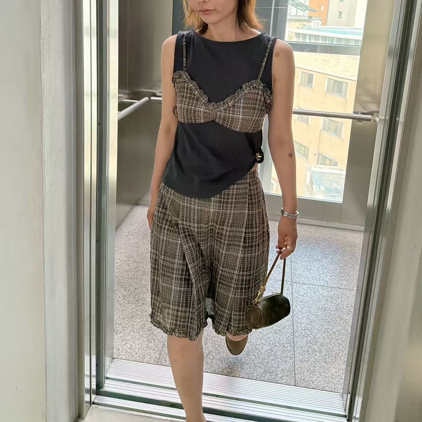 OLI SEOUL韓國直郵實拍女士新款時尚職業26夏季半身裙中短裙OLI SEOUL半身裙/中短裙