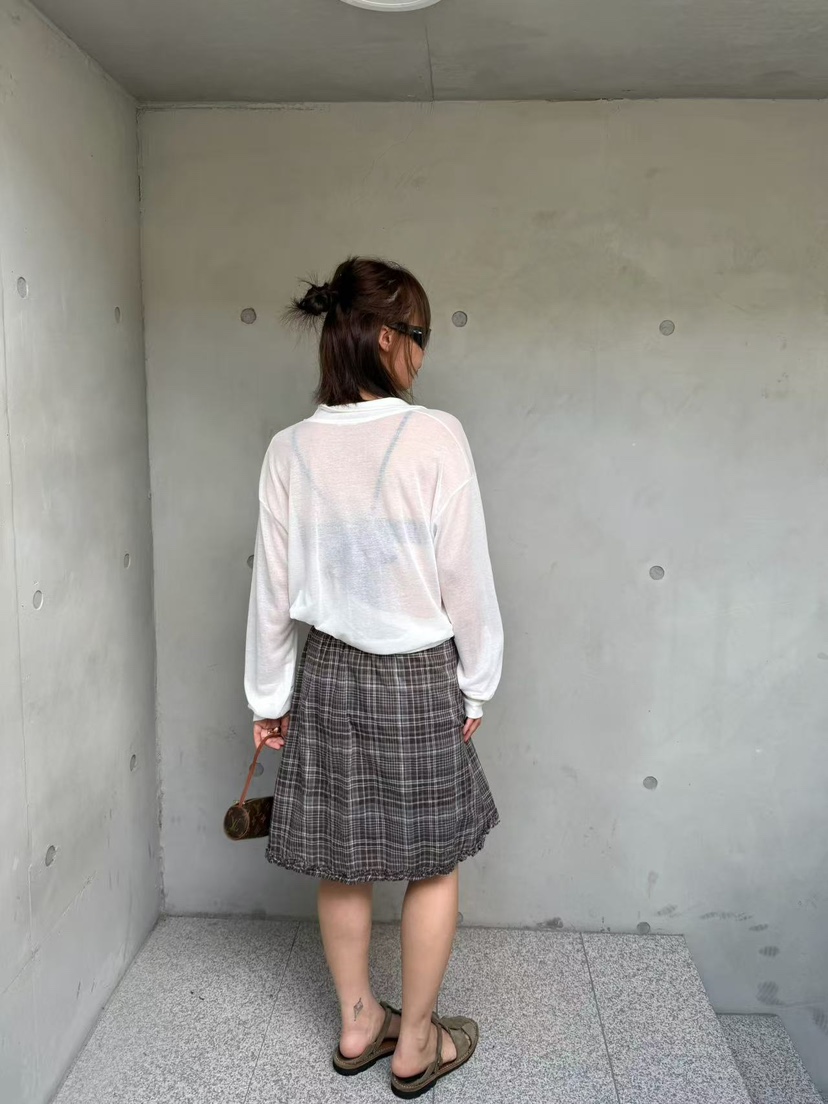 OLI SEOUL韓國直郵實拍女士新款時尚職業26夏季半身裙中短裙OLI SEOUL半身裙/中短裙