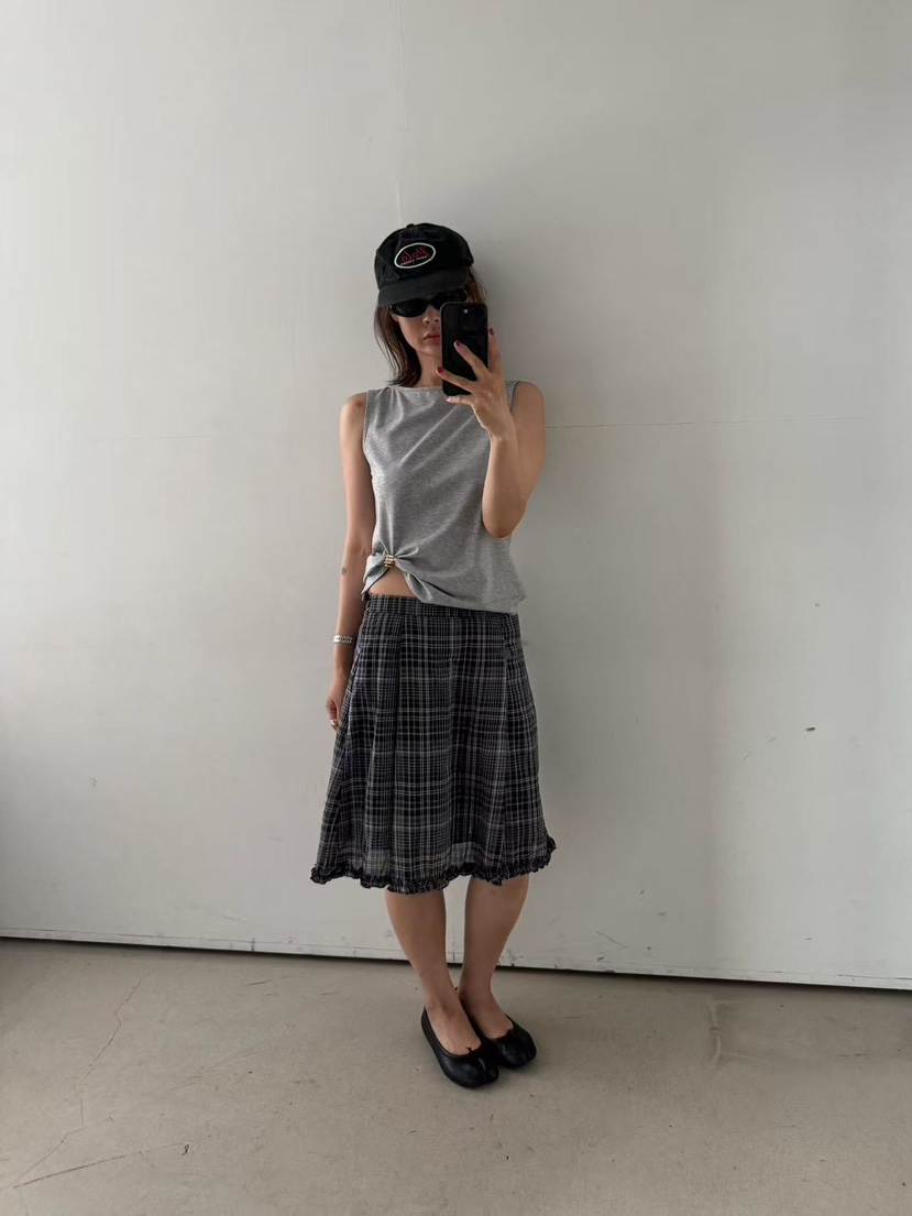 OLI SEOUL韓國直郵實拍女士新款時尚職業26夏季半身裙中短裙OLI SEOUL半身裙/中短裙