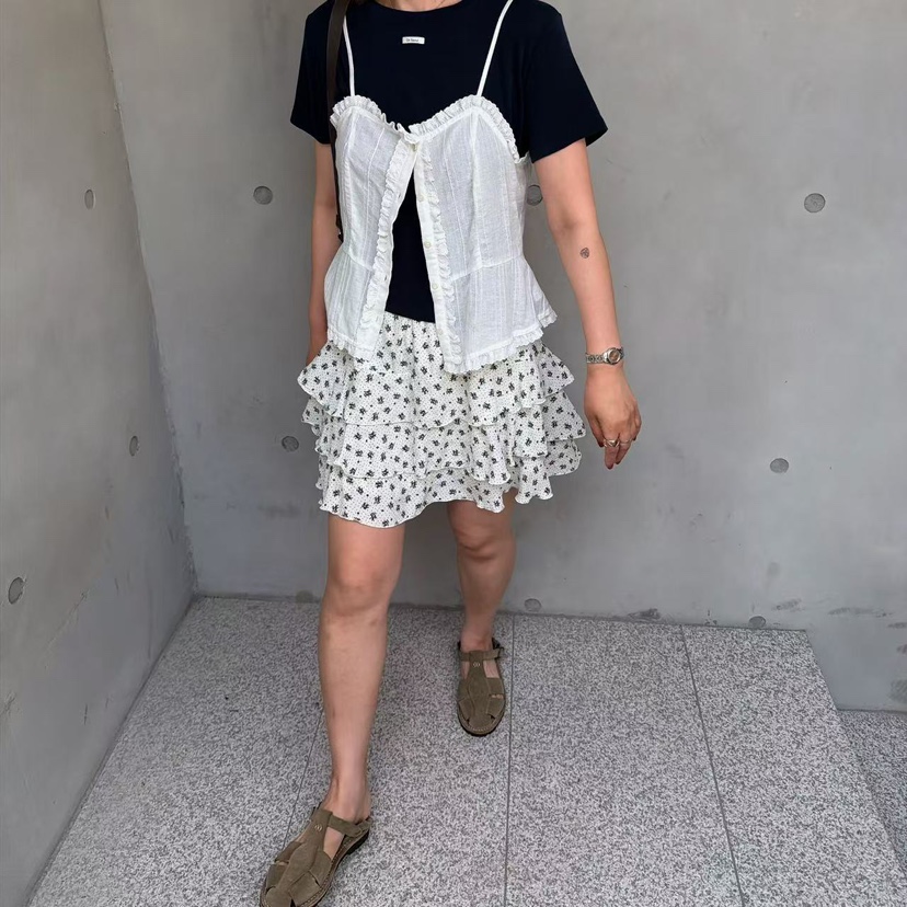 OLI SEOUL韓國直郵實拍女裝新品休閑人氣時尚26春夏短裙OLI SEOUL短裙