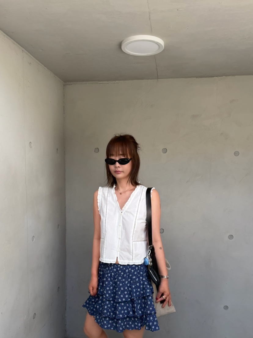OLI SEOUL韓國直郵實拍女裝新品休閑人氣時尚26春夏短裙OLI SEOUL短裙