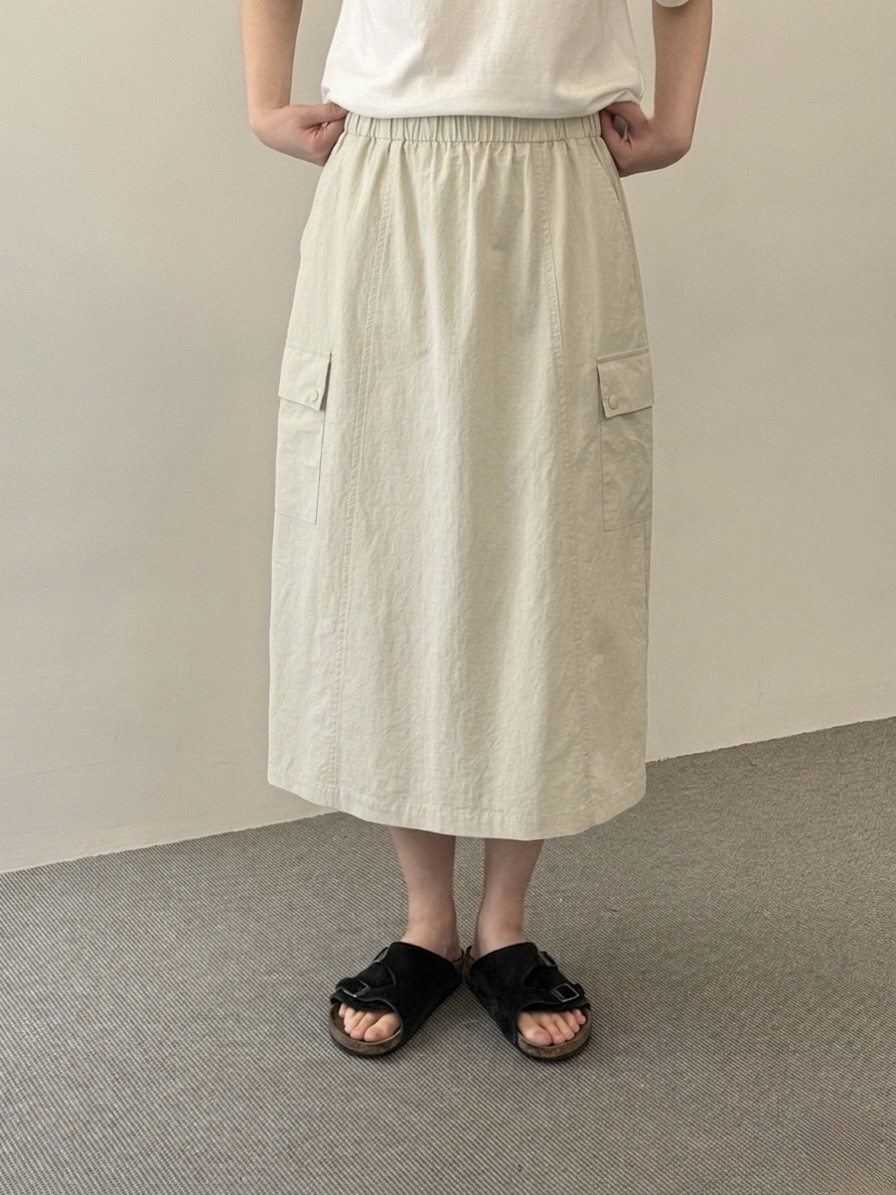 MONE-A韓國東大門代購女裝新品職業推薦人氣26春夏長裙SMONE-A長裙圖色1