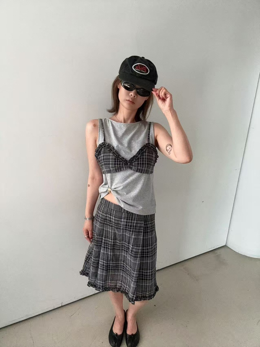 OLI SEOUL韓國東大門代購女士新品26夏季職業推薦吊帶背心OLI SEOUL吊帶/背心