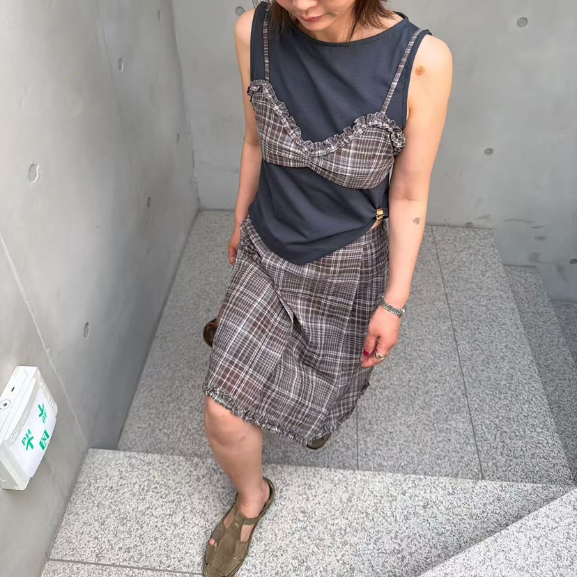 OLI SEOUL韓國東大門代購女士新品26夏季職業推薦吊帶背心OLI SEOUL吊帶/背心